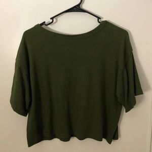 Green Champion Crop Top